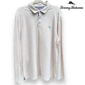 Tommy Bahama Men's XL Island Zone Supima Cotton Long Sleeve Pique Polo